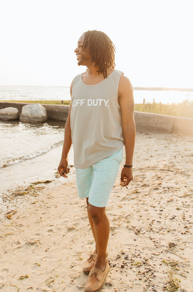 'Karen' Off Duty Tank Top